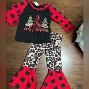 Christmas pants set